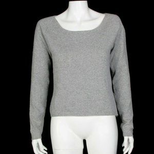 NIM Cute Casual 100% Cashmere Scoop Sweater Gray Womens size 2 - 314